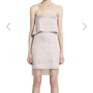BCBG Runway Sigrid Tiered Dress Muave sz 4